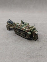 1/35 Half-Track Motorcycle with Ammunition Cart Painted Finished Model